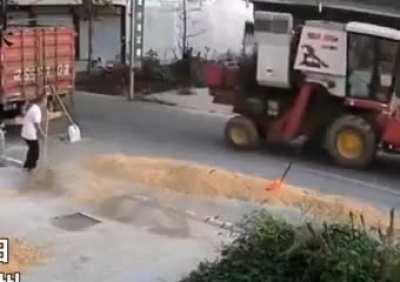 Why bother looking both ways, dumbass?!