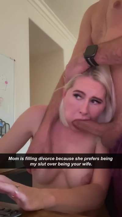 Mom is filing a divorce