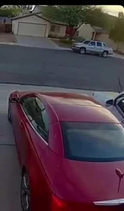 Propane tank explodes with man inside truck