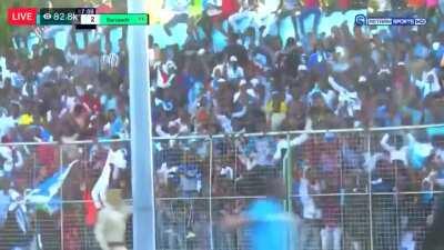 Scenes from Galmudug's last minute game-tying goal today in the tournament final