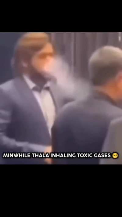 Thanks thala for reducing pollution 