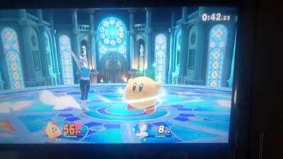 Kirby/ wii fit glitch