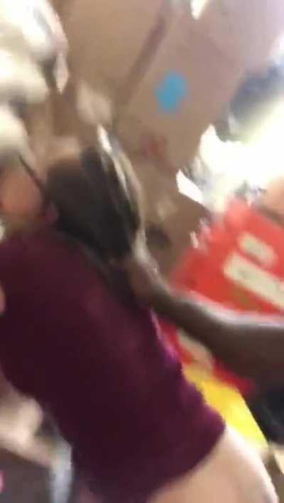 Banging coworker in storageroom