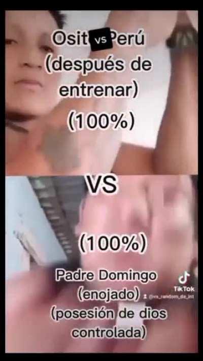 Osito peru vs padre domingo