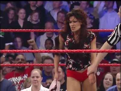 Melina humiliates and strips dirty slut Candice down to her bra and thong.