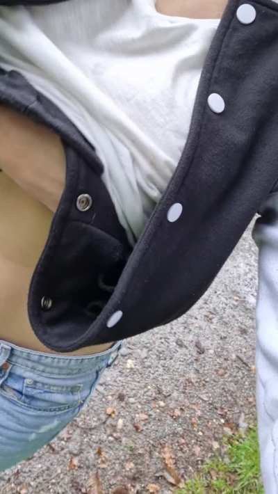 I hope no one saw me naked in the nature