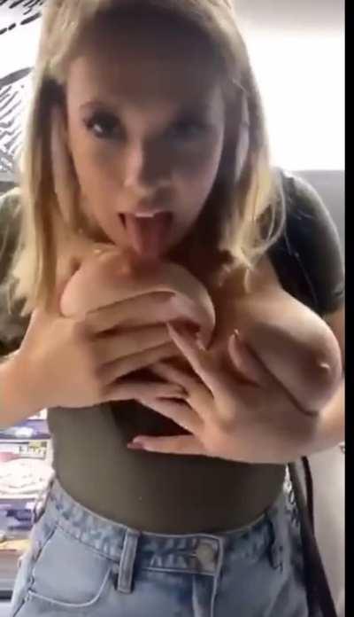 Imagine see that in the store