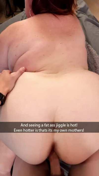 Mom's going to show me what a fat girl can do