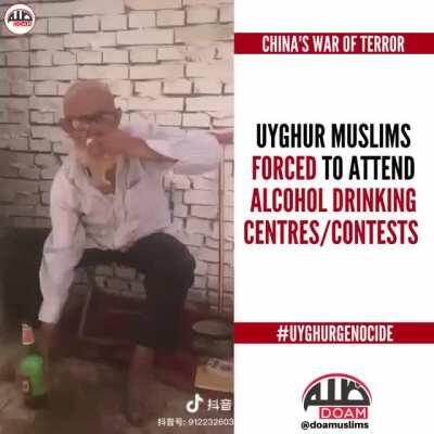 Uyghur Muslims forced to attend drinking centres/contests