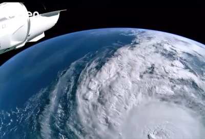 Hurricane Milton seen from the International Space Station 