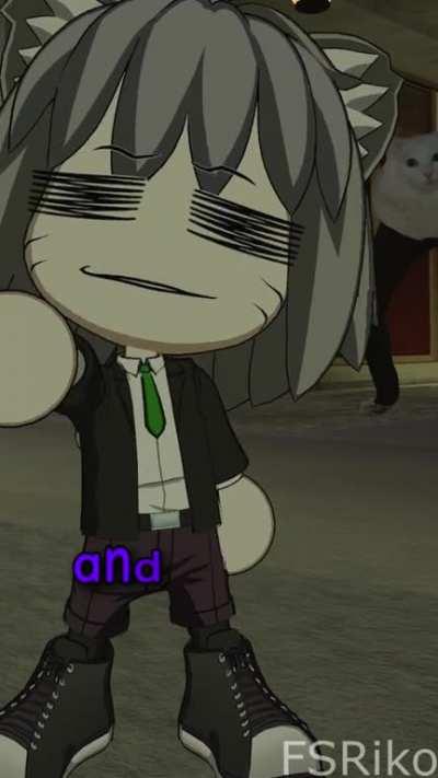 Neco-Arc and Neco-Arc Chaos meet on the street 😳