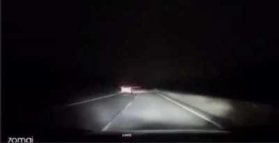 This man was driving over the speed limit in a pitch black road and then hit a herd of cows