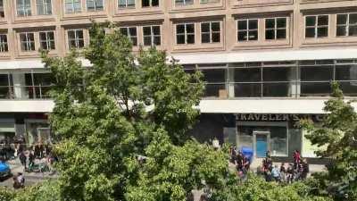 Protest today at Alexanderplatz