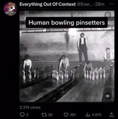 Crazy to think that these jobs don't exist anymore