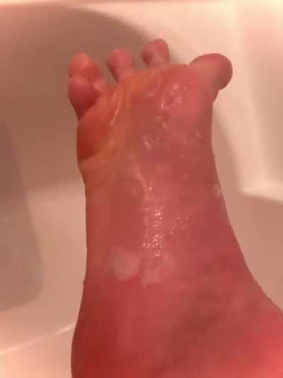 Soapy soles!