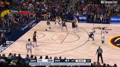 [Highlight] Warriors rookie Brandin Podziemski with the reverse layup off a dime from Steph Curry