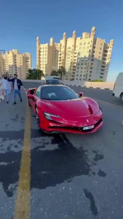 Ferrari SF90 drive goes terribly wrong