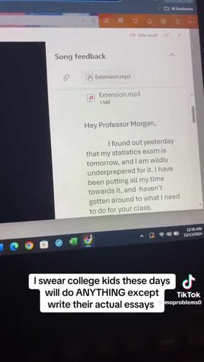 Would you give this kid an extension???