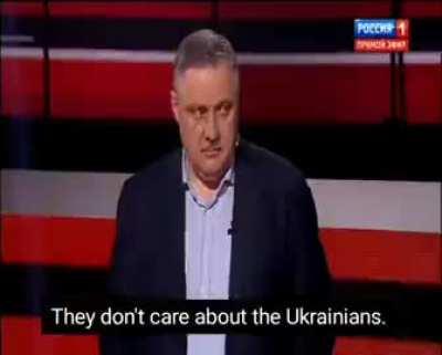 Last night state TV's Vladimir Solovyov said Russia was fighting a 