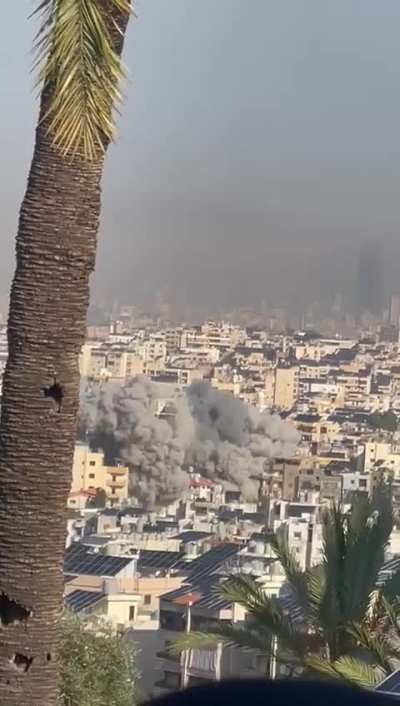 The moment of the strike near the Lebanese University, Beirut