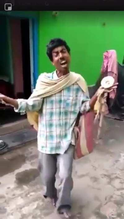 Me chanting today for market open