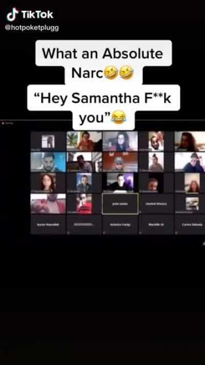 Hey Samantha, f*** you.