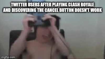 Soupercell why cancel button no work?? 😭😭😭