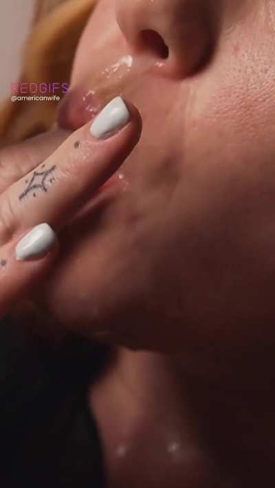 Every man&rsquo;s dream to find a woman who loves cum 