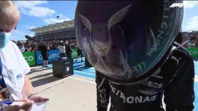 Lewis viciously assaulted by the cameraman