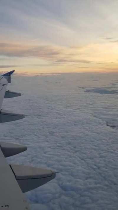 Sea of clouds over Atlanta, Georgia