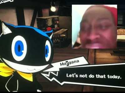 fuck off morgana i want to eat burger
