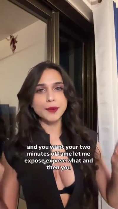 Didn't knew I will agree with her one day!