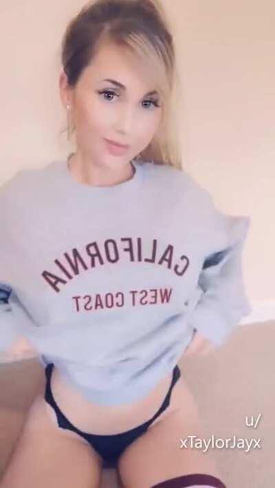 Thought I’d do a tiddie reveal for you as my jumper was hiding them too much