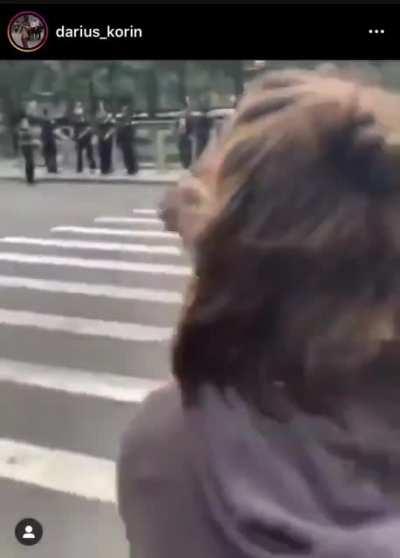 Yesterday NYPD literally chased protestors down in the streets, kettles them and violently arrested approximately 26 protestors. This is them attacking and arresting a minor for attempting to cross the street, on the way to a protest against ICE facilitie