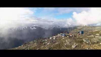 Tom Cruise pulling off the biggest stunt in the history of cinema without a wire