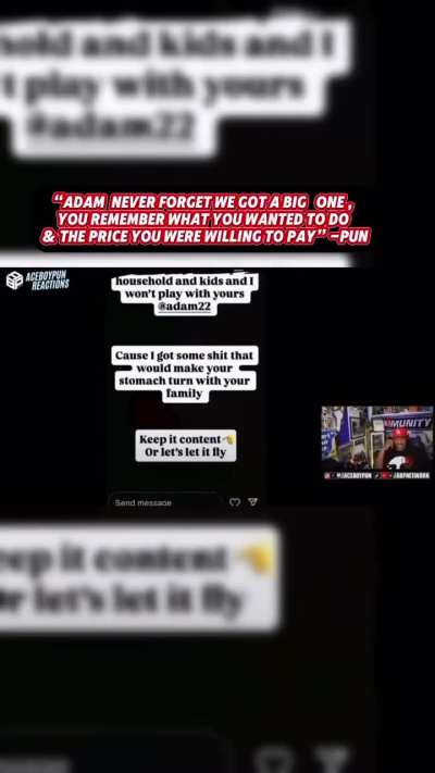 Aceboy Pun teases the upcoming release of the Adam16 files. They need to expose this pedo cuck ASAP