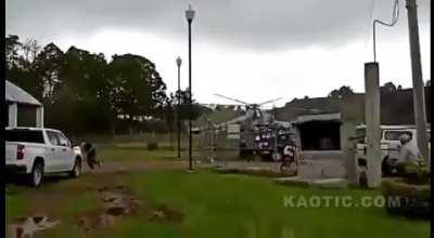 Helicopter Crash In Veracruz, MX