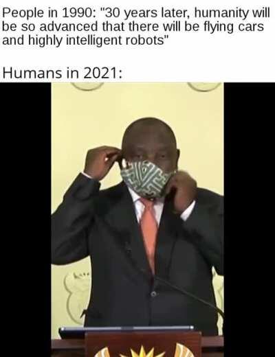 I didn't think trying to put on a mask could be so complicated