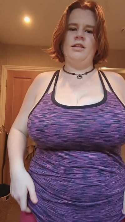 Getting ready for a bubble bath to wash these massive tits 😉