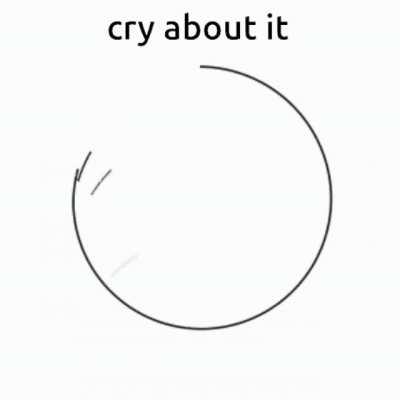 Just Cry About It. I Don't Care