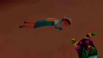 That's why you always have to be careful with the train