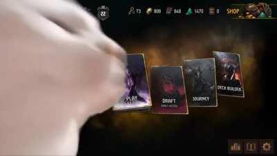 Opening Gwent after the new update