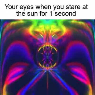 My life flashes through my eyes