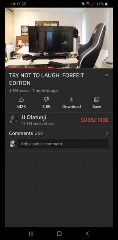 I've screen recorded what I think is the loudest laugh I've ever heard from JJ. Reddit, do your thing, and make sure to lower the volume while editing.