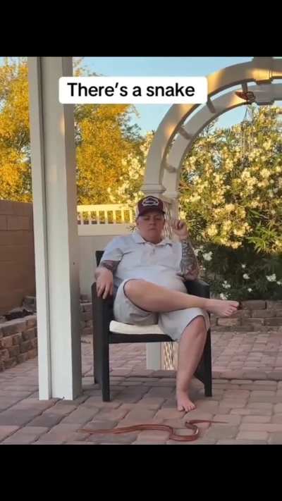 When you fail to see a snake right in front of you