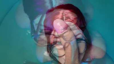 Blowjob and titty fuck