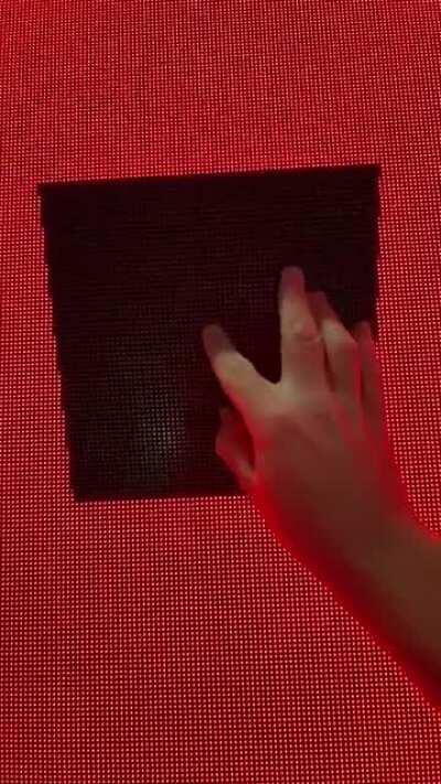 Replacing a tile in a LED Screen.