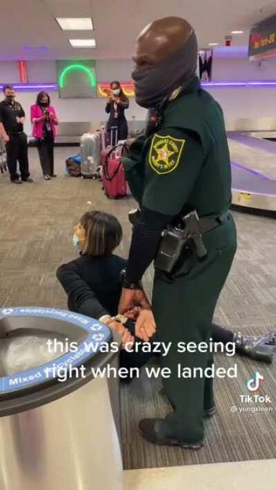 Airport freakout in Florida.