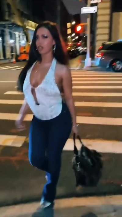 Asia Monet strut walk | Snapchat 10-24-25