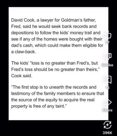 Fred Goldman, father of Ron Goldman, went after Sydney and Justin Simpson, children of Nicole Brown Simpson, for money in 2017.